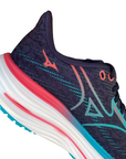 Scarpe running Mizuno Wave Rider 29 modello J1GC250301 colore grigio elite per uomo, 29ª generazione leggendaria con tecnologia Wave professionale, vista suola ammortizzata