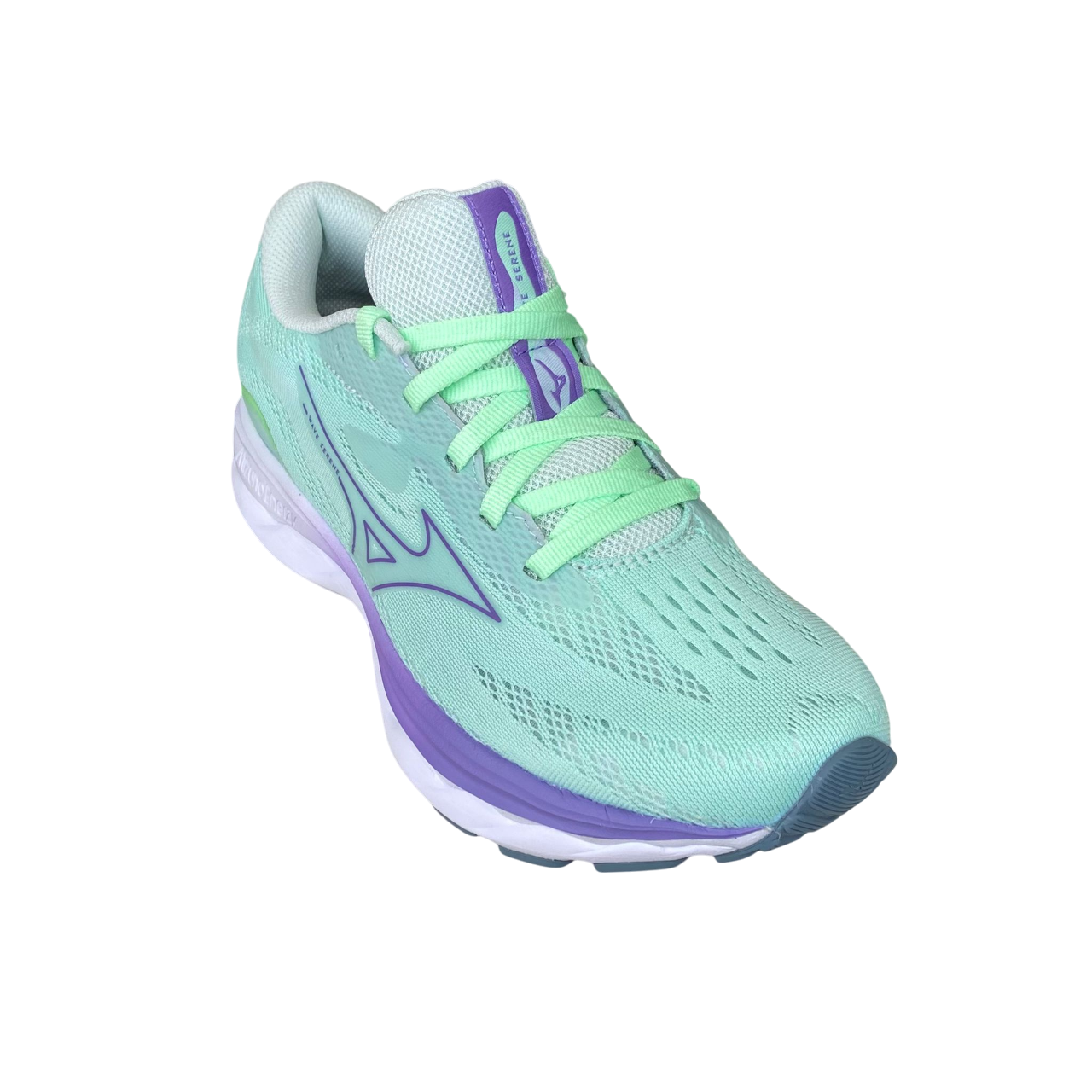 Mizuno scarpa da corsa da donna Wave Serene J1GD245971 verde-viola