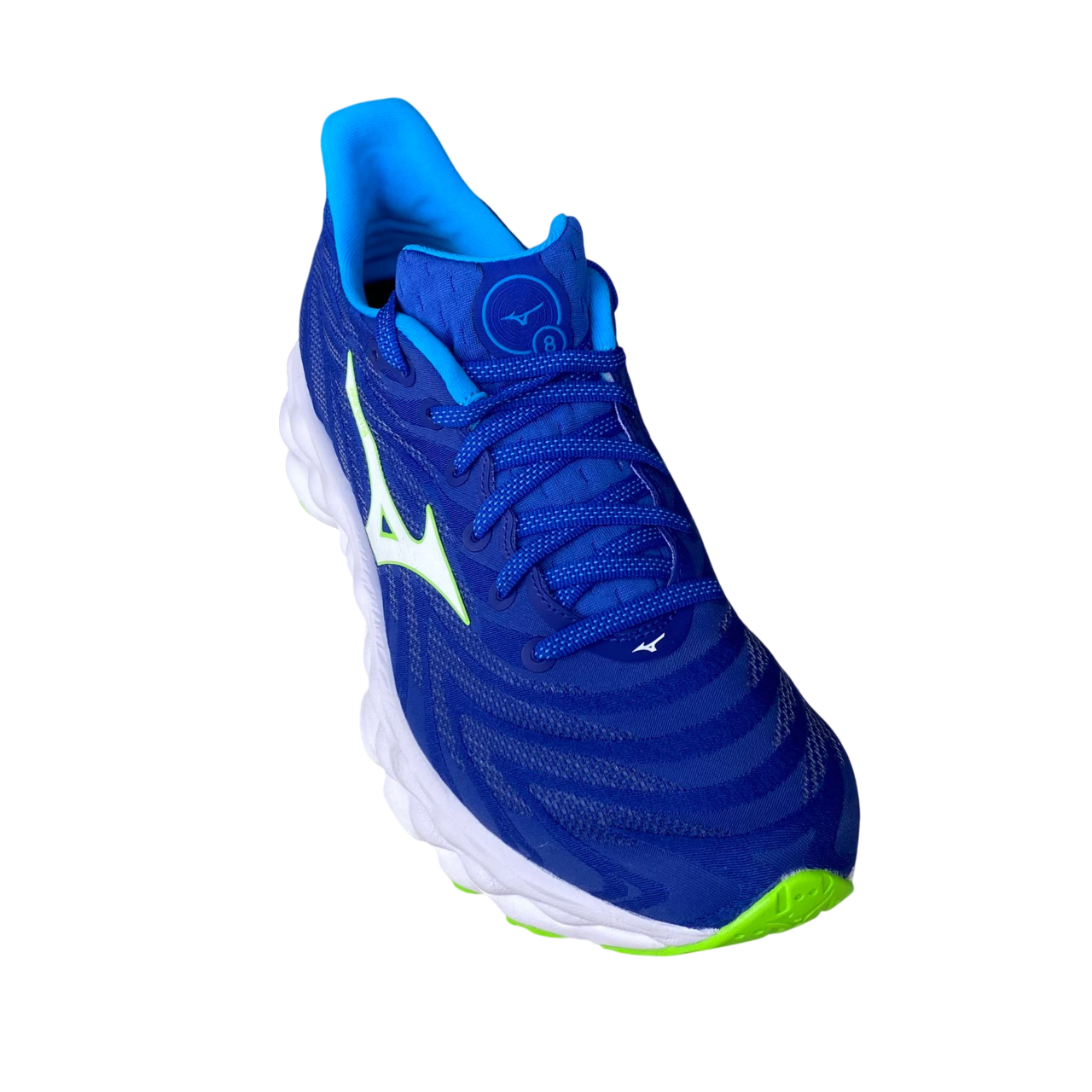 Mizuno scarpa da corsa da uomo Wave Sky 8 J1GC240253 blu-bianco 2