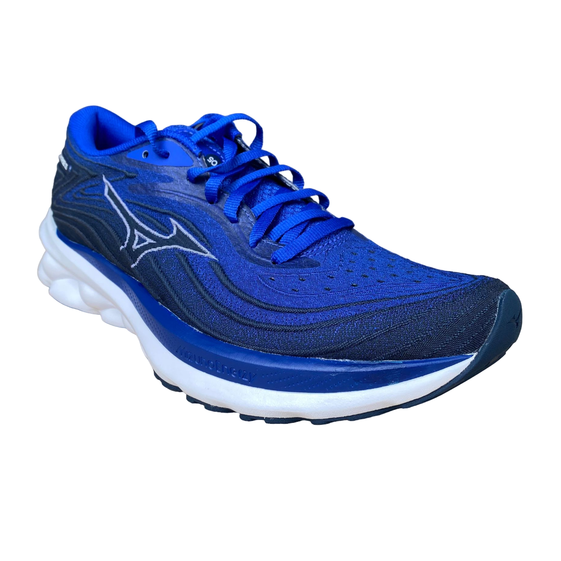 Mizuno scarpa da corsa da uomo Wave Skyrise 5 J1GC240903 azzurro blu bianco