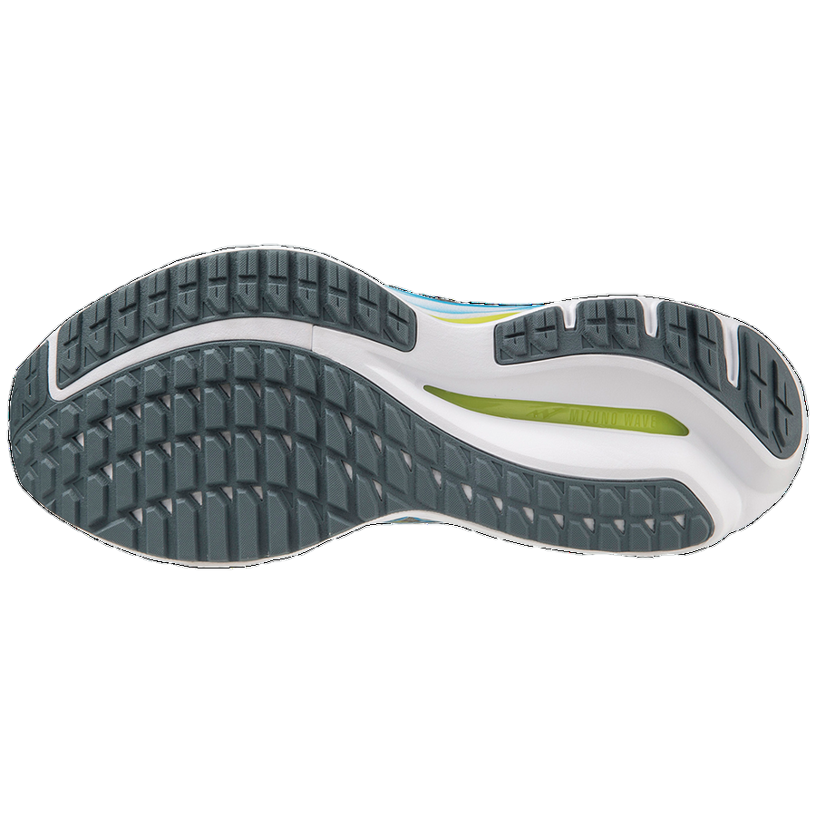 Mizuno scarpa da corsa da uomo antipronazione Wave Inspire 19 J1GC234451 grigio-azzurro