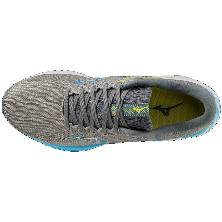 Mizuno scarpa da corsa da uomo antipronazione Wave Inspire 19 J1GC234451 grigio-azzurro