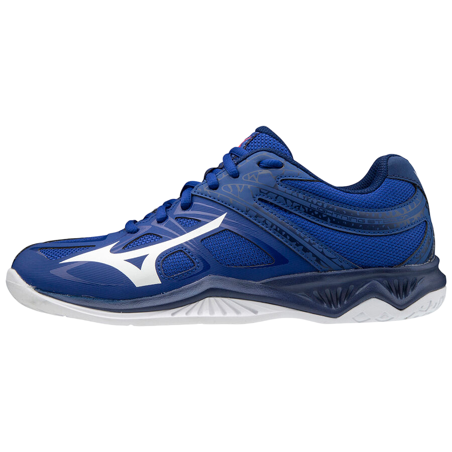 Mizuno scarpa da pallavolo da ragazzo Lightning Star Jr V1GD193020 blu bianco