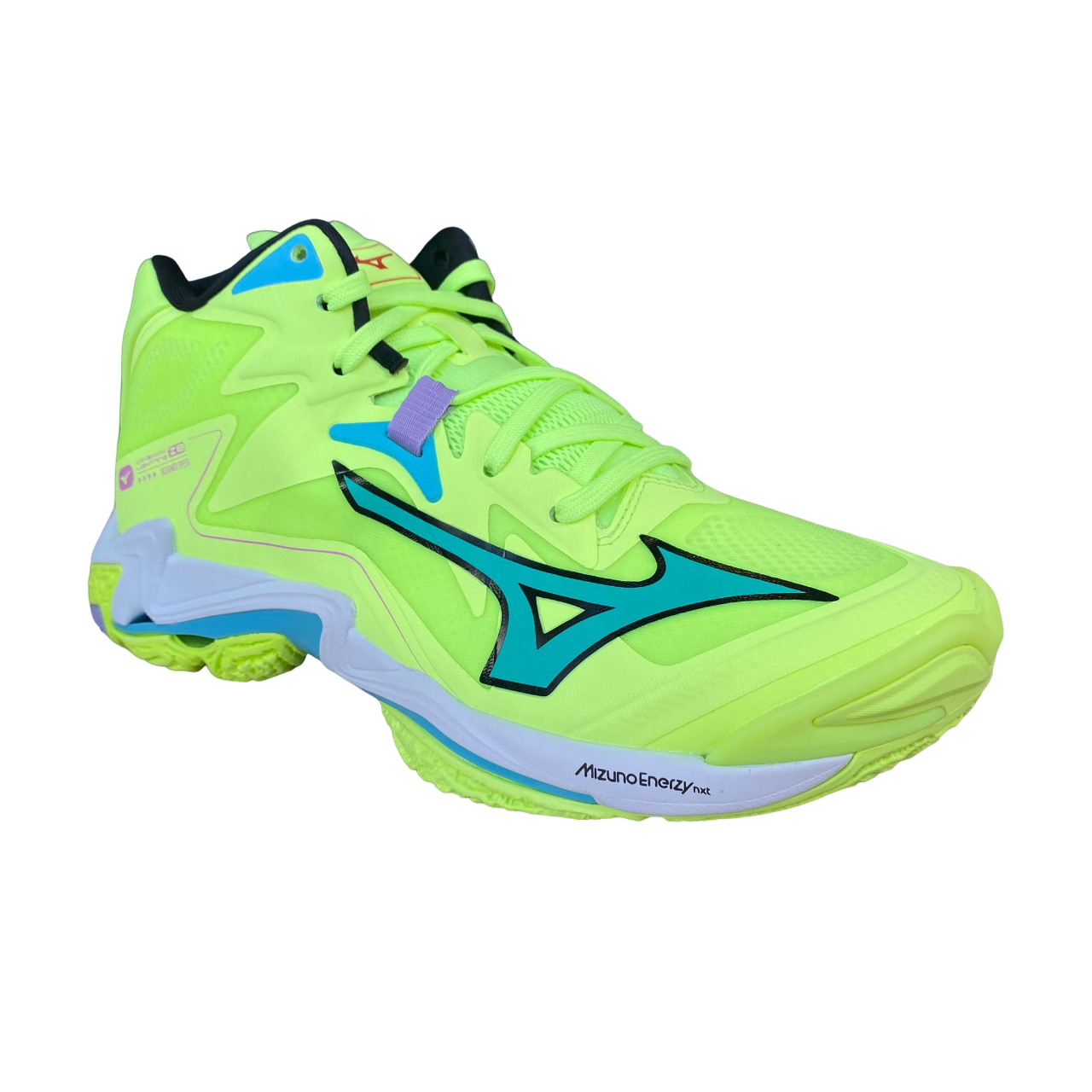 Mizuno scarpa da uomo da pallavolo Wave Lightning Z8 Mid V1GA240511 lime nero