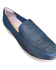 Mocassini Stonefly donna Paseo IV pelle nappa ocean blue 218962