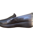 Profilo laterale mocassini Stonefly donna Paseo IV nappa leather nero 109181, 2