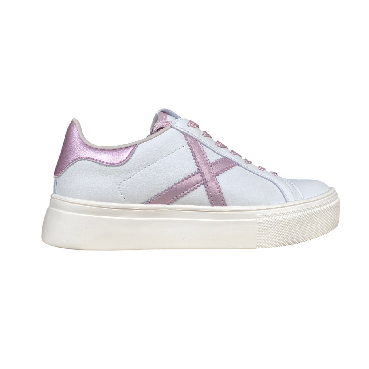 Munich scarpa sneakers da donna Rete Sky 76 8085076 bianco-rosa