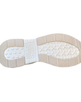Munich scarpa sneakers da donna con X glitter nera e tallone pitonato Wave 170 perla
