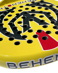 Racchetta da padel Mythos BEHEMOTH con telaio in carbonio e rivestimento fibra di vetro per giocatori professionali particolare piatto
