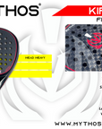 Mythos racchetta da padel con telaio di carbonio forma diamante KIRKE Ltd edizione limitata