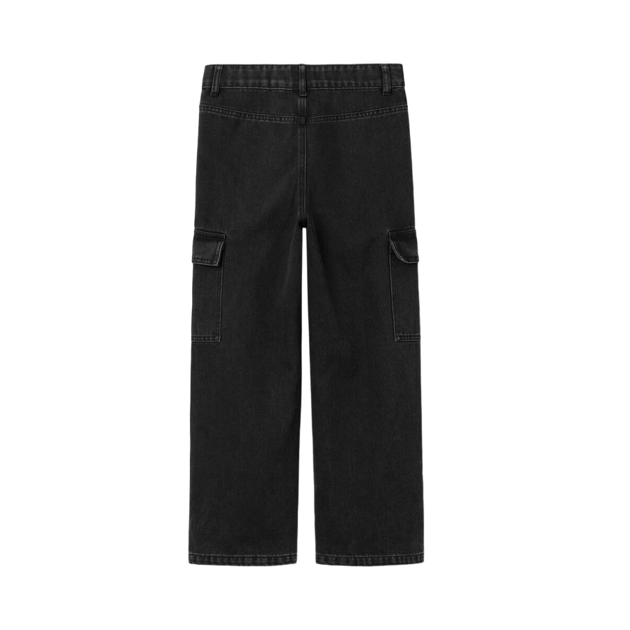 Name it pantalone in jeans con tasconi da bambino 13220709 nero
