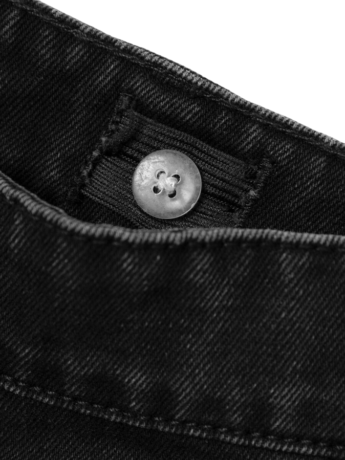 Name it pantalone in jeans con tasconi da bambino 13220709 nero