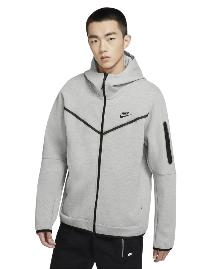 Nike Felpa da uomo con cappuccio Sportwear Tech Fleece CU4489 063 grig Sportiamo