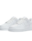Nike Air Force 1 '07 CW2288 111 sneakers bianche uomo vista laterale