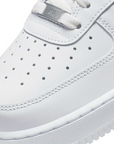 Nike Air Force 1 '07 CW2288 111 sneakers bianche uomo vista laterale