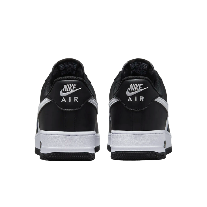 Nike Air Force 1 '07 DV0788-001 sneakers nero-bianco uomo vista tallone