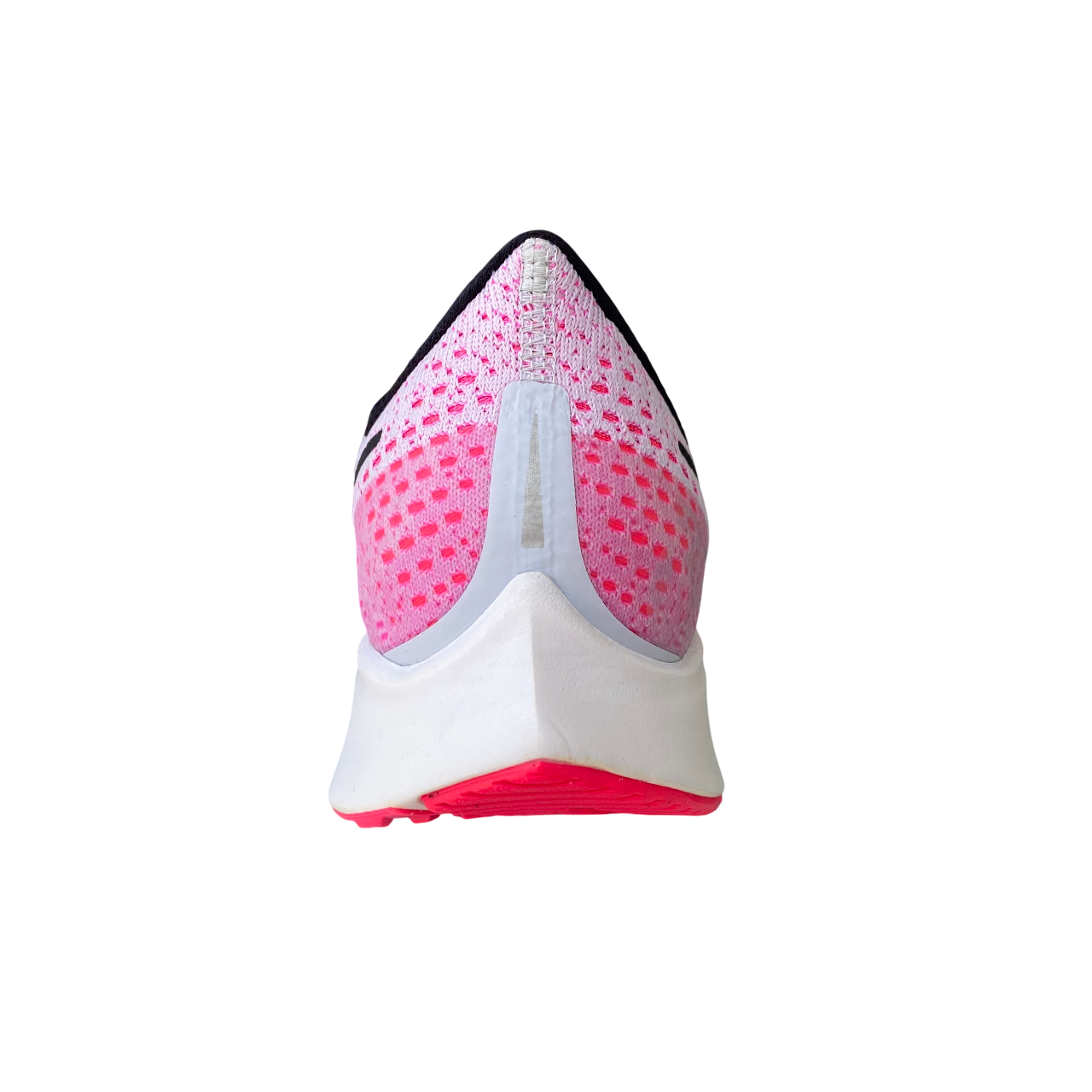 Scarpe running Nike Air Zoom Pegasus 35 da donna colore blu-rosa dettaglio tallone con rinforzo per stabilità