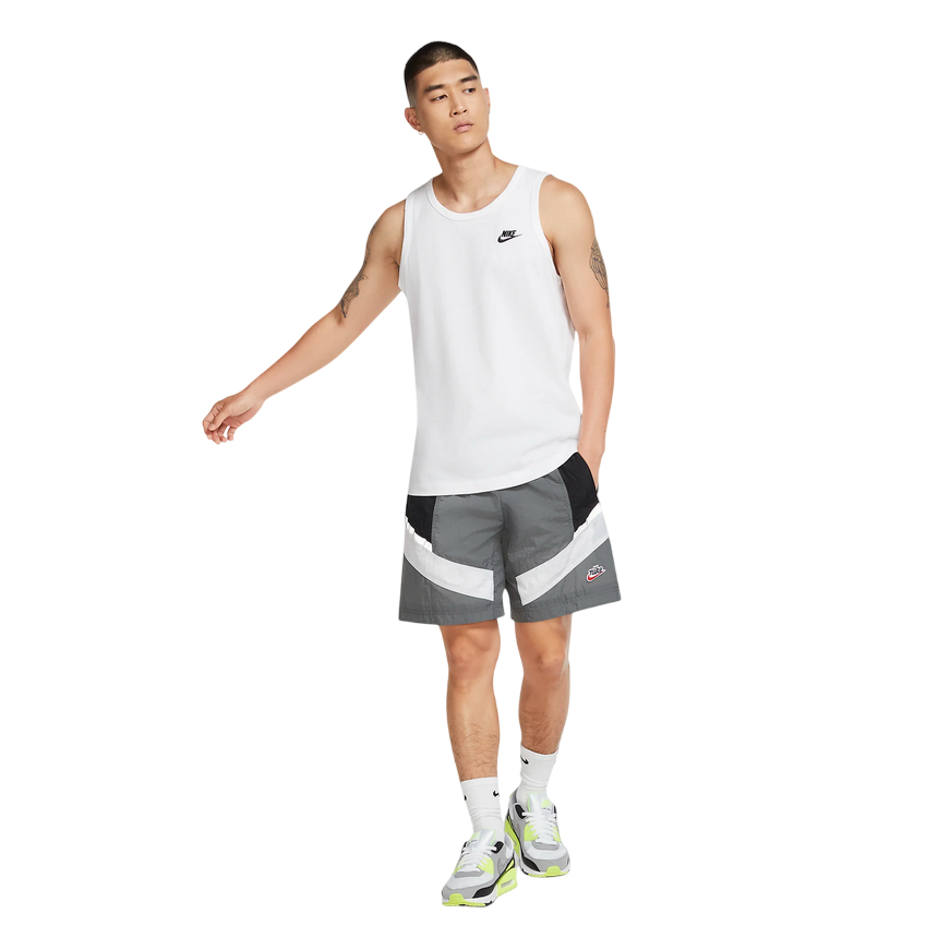 Nike Canotta Uomo Club Jersey - 100% Cotone Premium Bianco