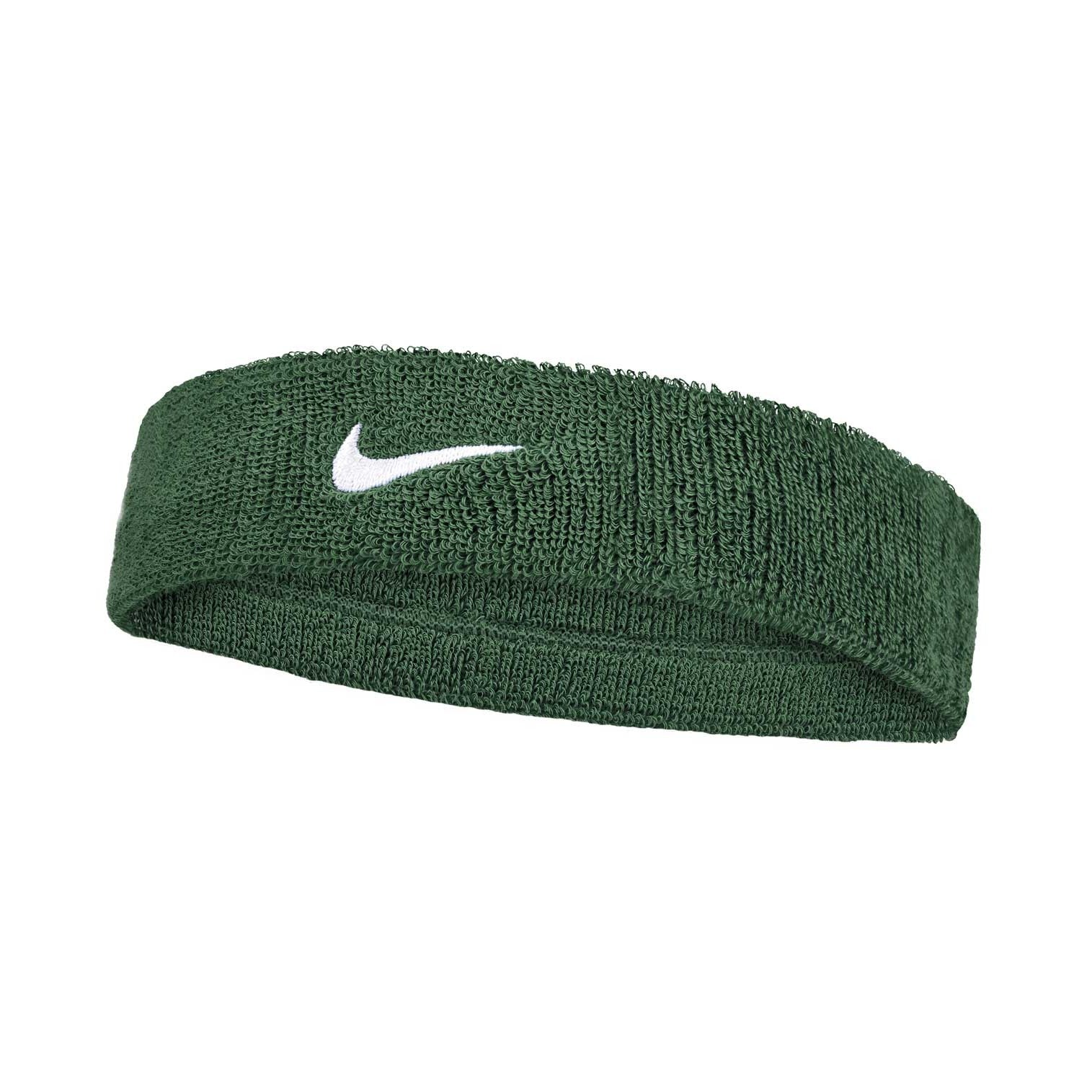Nike Fascia Tergisudore Swoosh Classic Verde - Comfort in Spugna per Sport e Fitness