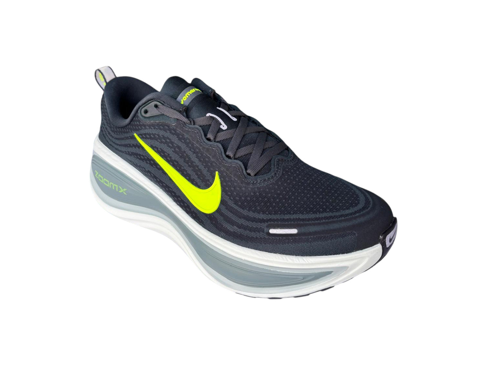 Nike Vomero Plus Uomo HV8150-300 Verde Scarpe Running ZoomX Ammortizzazione Corsa laterale