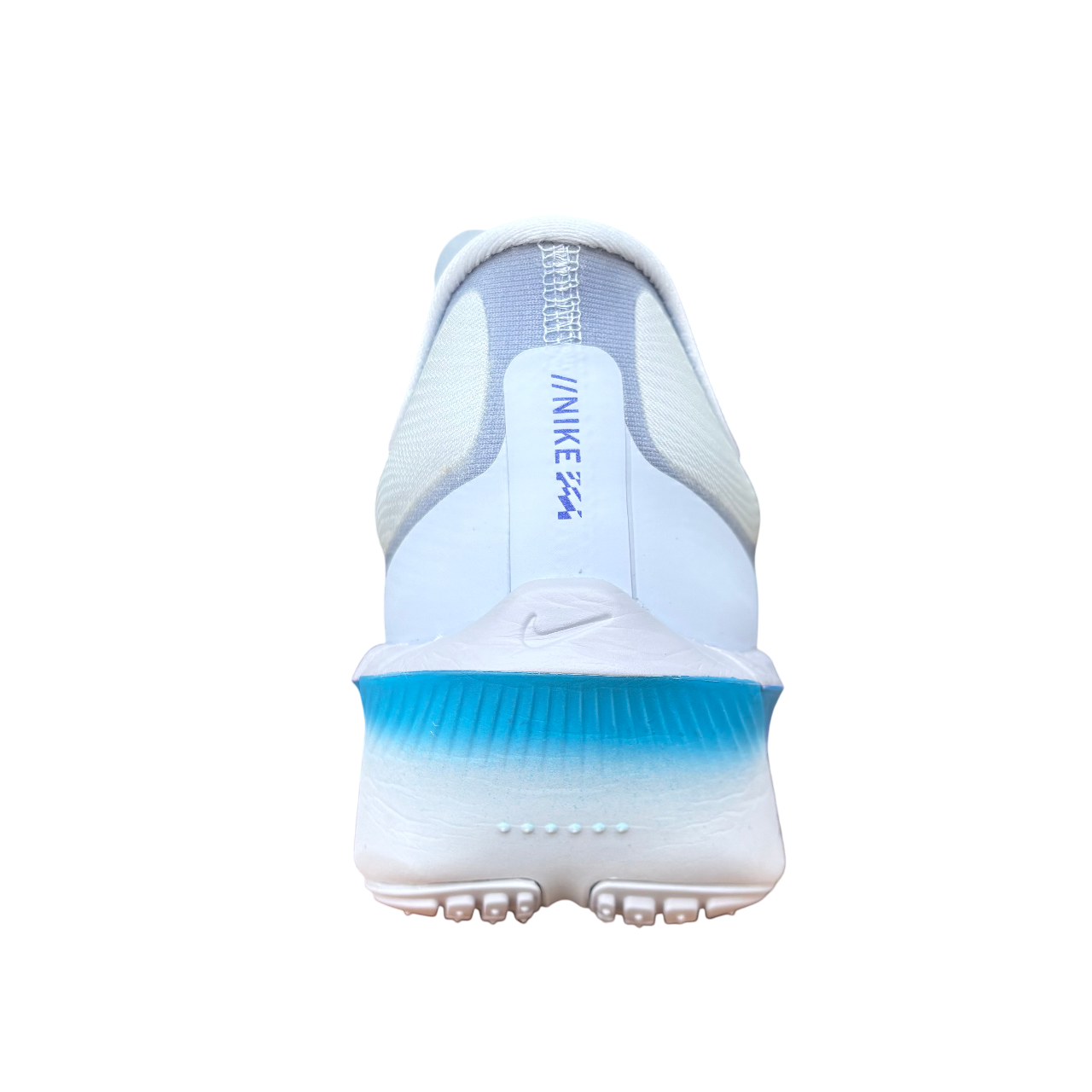 Nike Zoom Fly 6 FN8454-002 scarpa da corsa uomo colorazione Fantasma-Grigio-Blu vista tallone