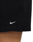 Nike pantaloncino sportivo da donna in cotone garzato leggero French Terry HF6940-010 nero