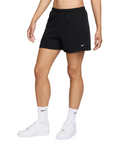 Nike pantaloncino sportivo da donna in cotone garzato leggero French Terry HF6940-010 nero