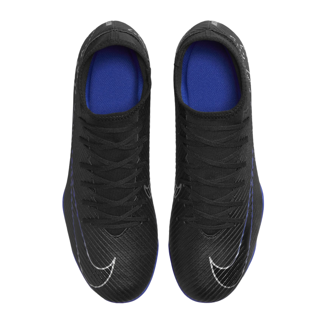 Nike scarpa da calcetto da uomo Mercurial Vapor15 Club DJ5968-040 nero-azzurro 5
