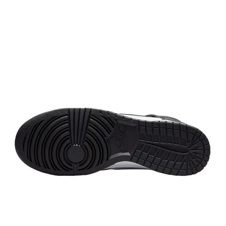 Nike scarpa sneakers alta da uomo Dunk High Retro DD1399-105 bianco-nero 7