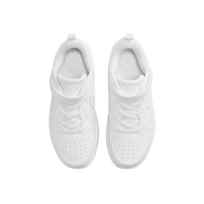 Nike scarpa sneakers da bambini Court Borough DV5457-106 bianco 6