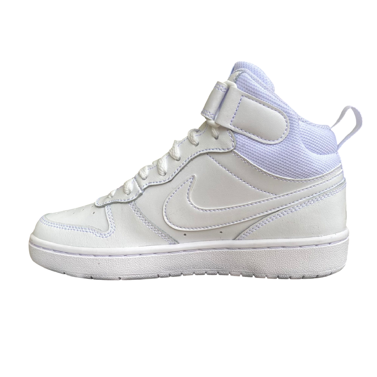Nike scarpa sneakers da junior alta Court Borough Mid 2 CD7782-100 bianco