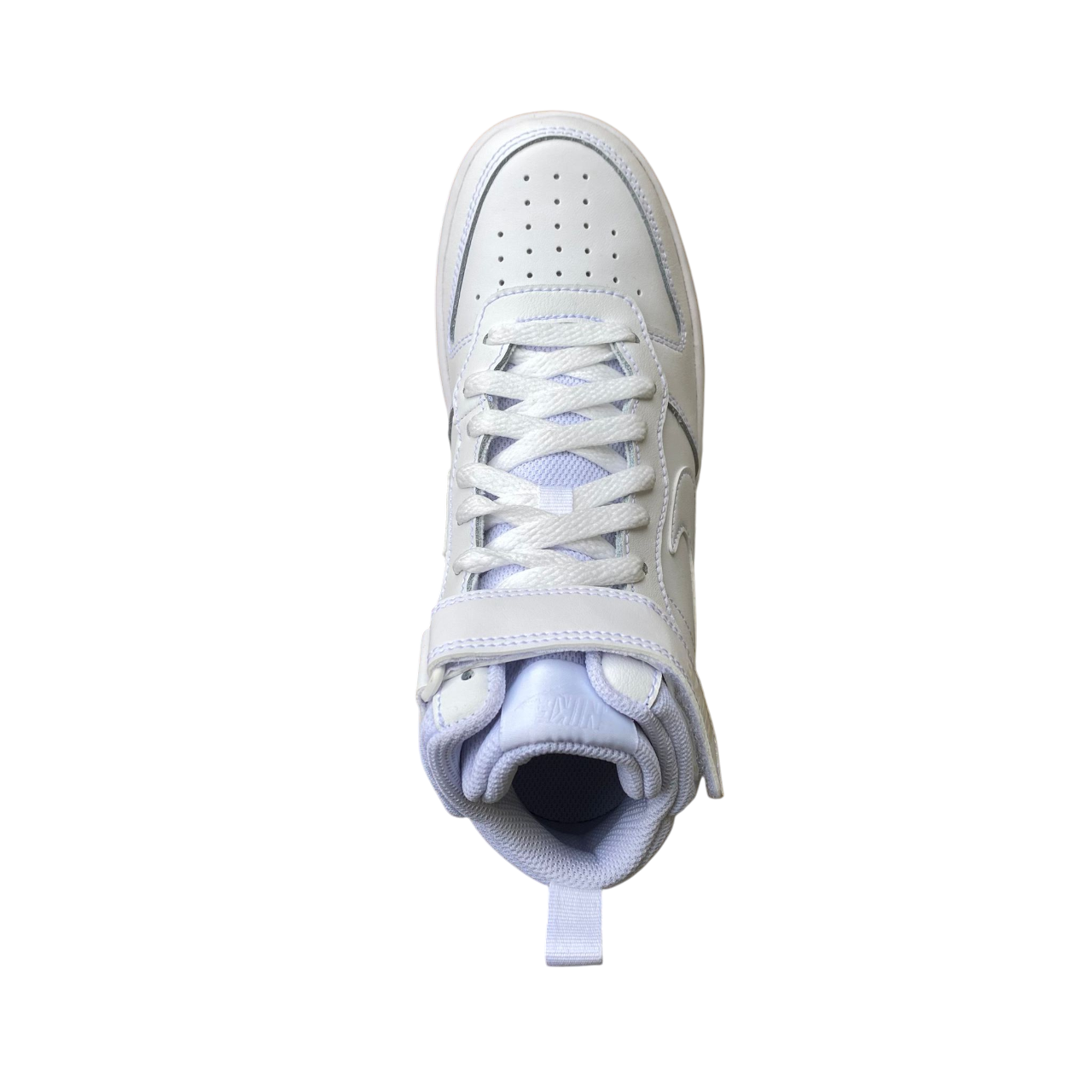 Nike scarpa sneakers da junior alta Court Borough Mid 2 CD7782-100 bianco