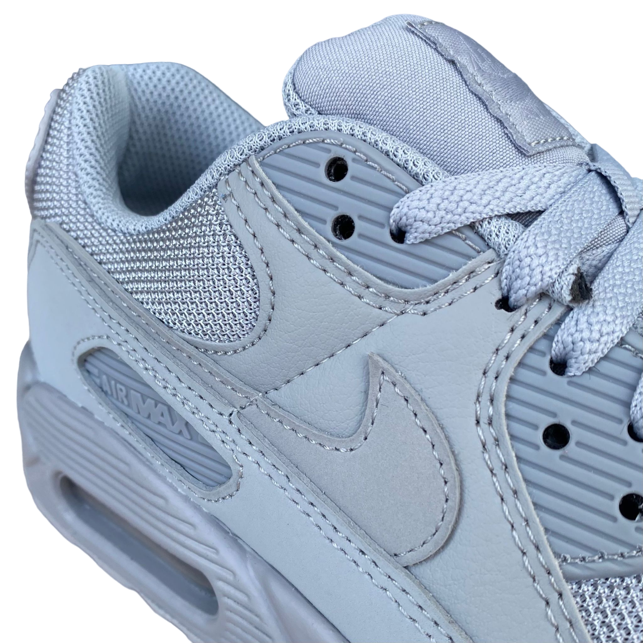 Nike scarpa sneakers da uomo Air Max 90 CN8490-001 grigio lupo 2