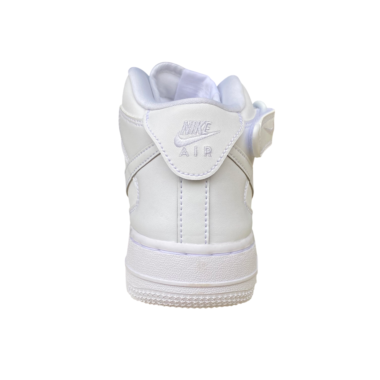Nike scarpa sneakers junior Air Force 1 Mid Easyon FN1193-111 bianco