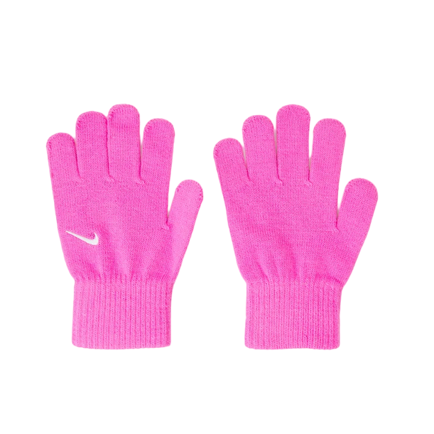 Nike guanto con logo Swoosh Knit N1000667627 rosa
