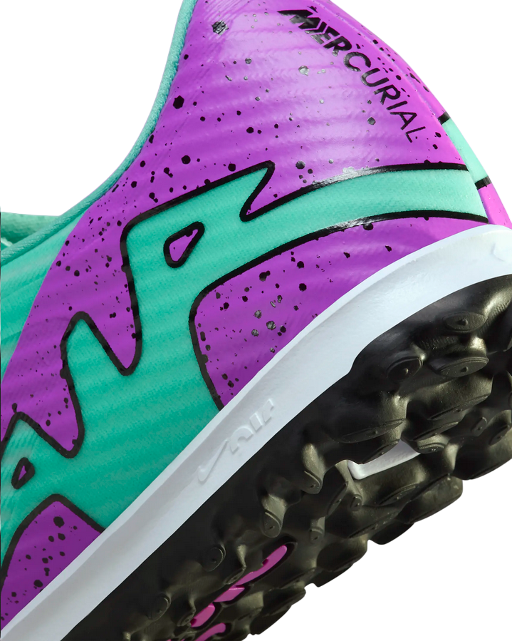 Nike scarpa da calcetto da uomo Zoom Vapor 15 Academy TF DJ5635-300 turchese fucsia nero