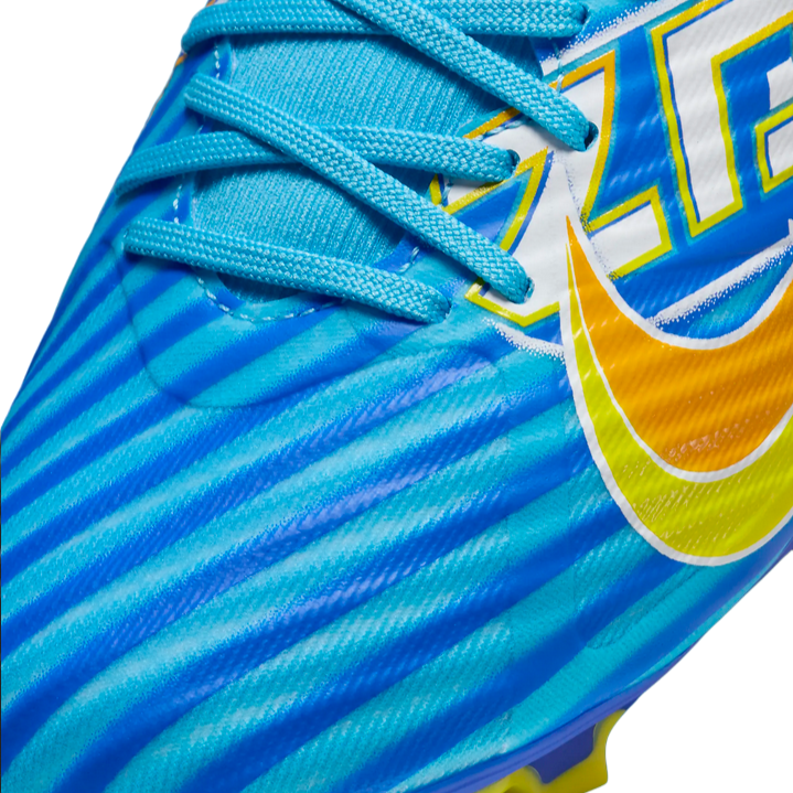Nike scarpa da calcio da uomo Zoom Superfly 9 Acad KM FG/MG DO9345-400 blu baltico-bianco