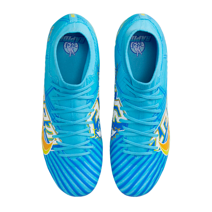 Nike scarpa da calcio da uomo Zoom Superfly 9 Acad KM FG/MG DO9345-400 blu baltico-bianco