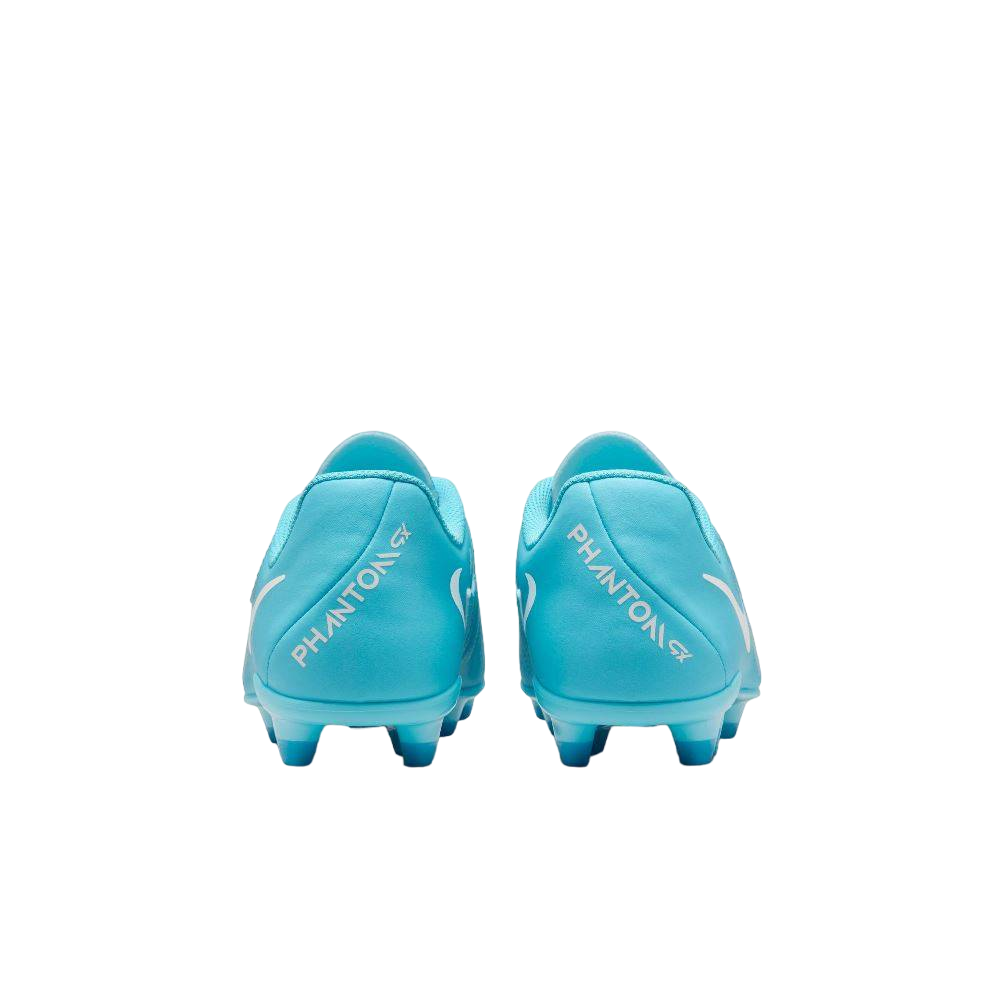 Nike scarpa da calcio junior Phantom GX II Club FG/M FJ2600-400 blue fury-bianco