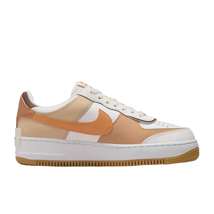 Nike scarpa sneakers da donna AF1 Shadow DZ1847 106 vela lino sesamo cacao