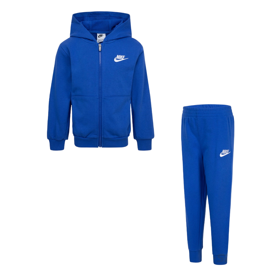 Nike tuta sportiva con cappuccio da bambino 86M485 U89 azzurro Sportiamo