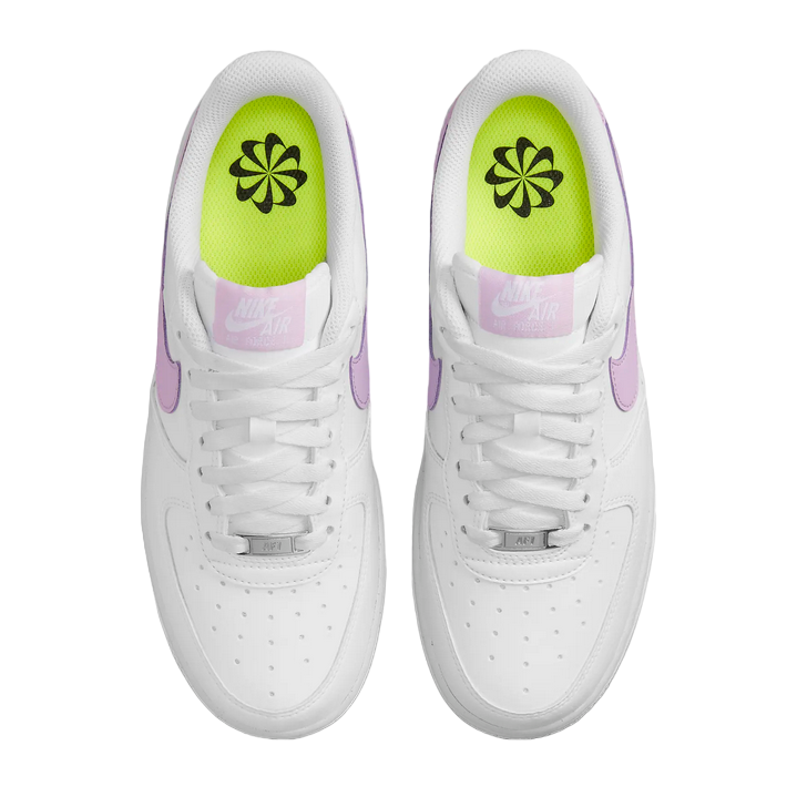 Nile scarpa sneaker da donna Air Force 1 '07 Next Nature DN1430-105 bianco-glicine