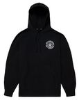 Obey Felpa con cappuccio da uomo Worldwide Globe 112843543E A608600 nero