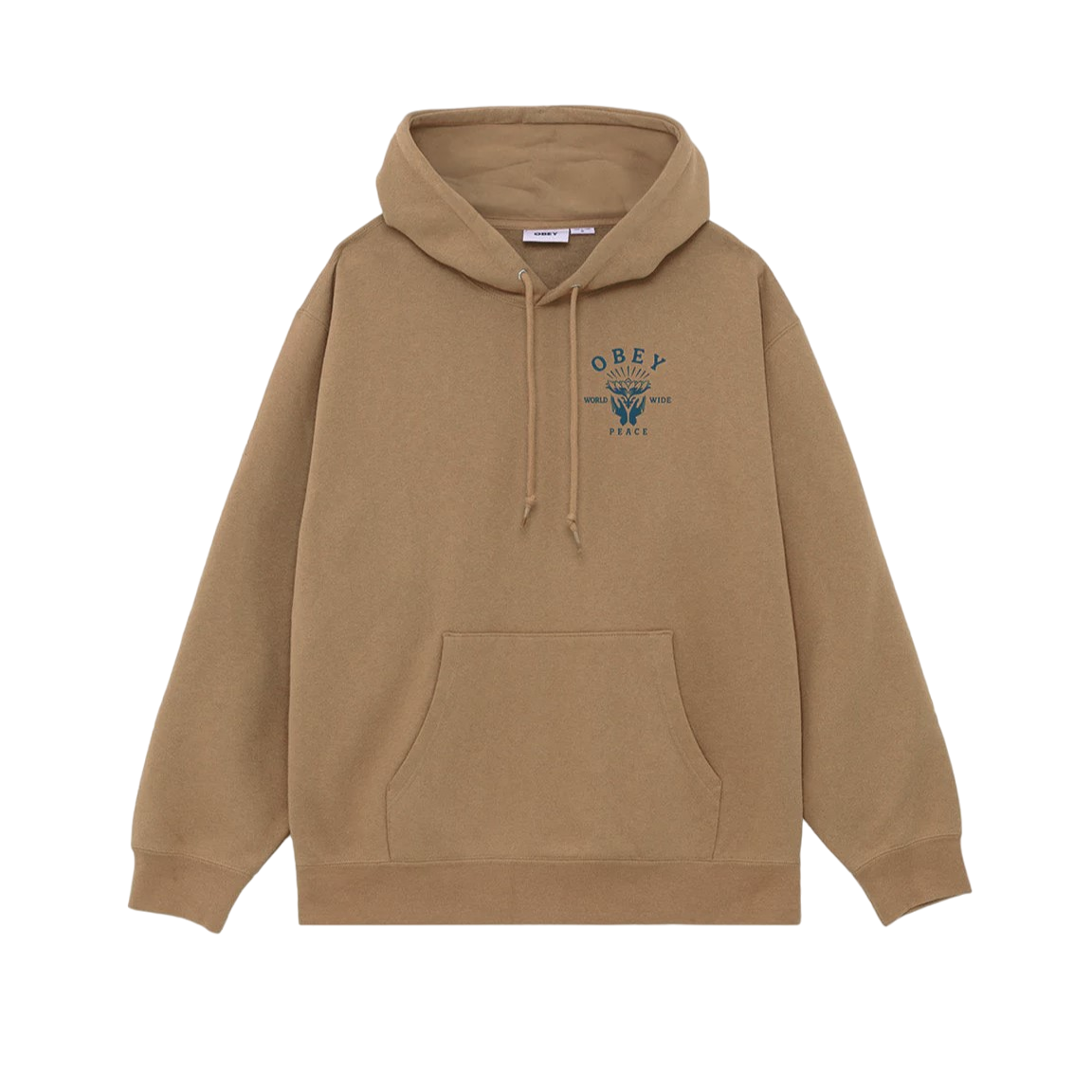 Obey felpa con cappuccio da adulto
"Lotus with Hands" 112843974 tortora