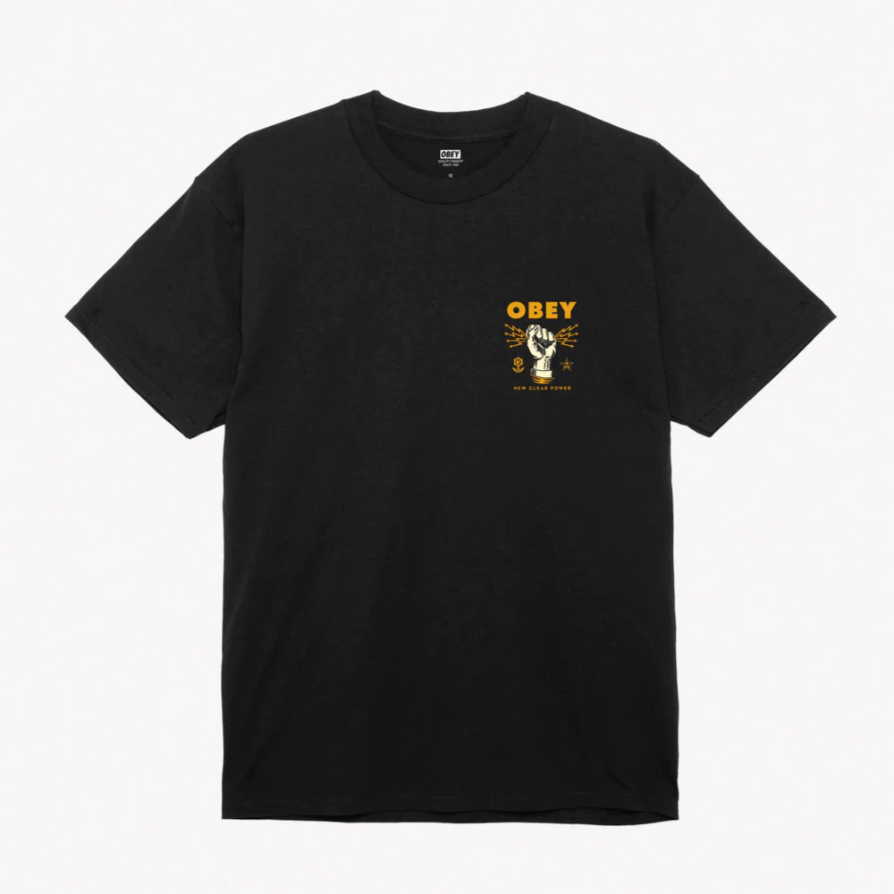 Obey maglietta manica corta da uomo New Power Classic 165263779