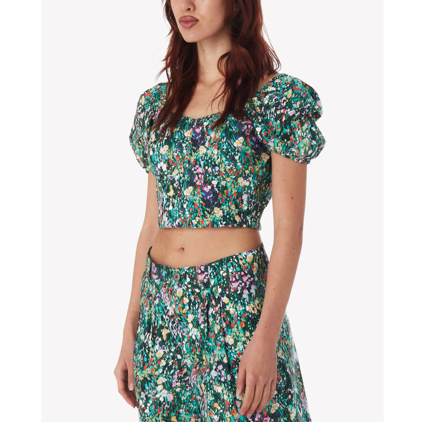 Obey maglietta top da donna Garden 281210117 multicolore