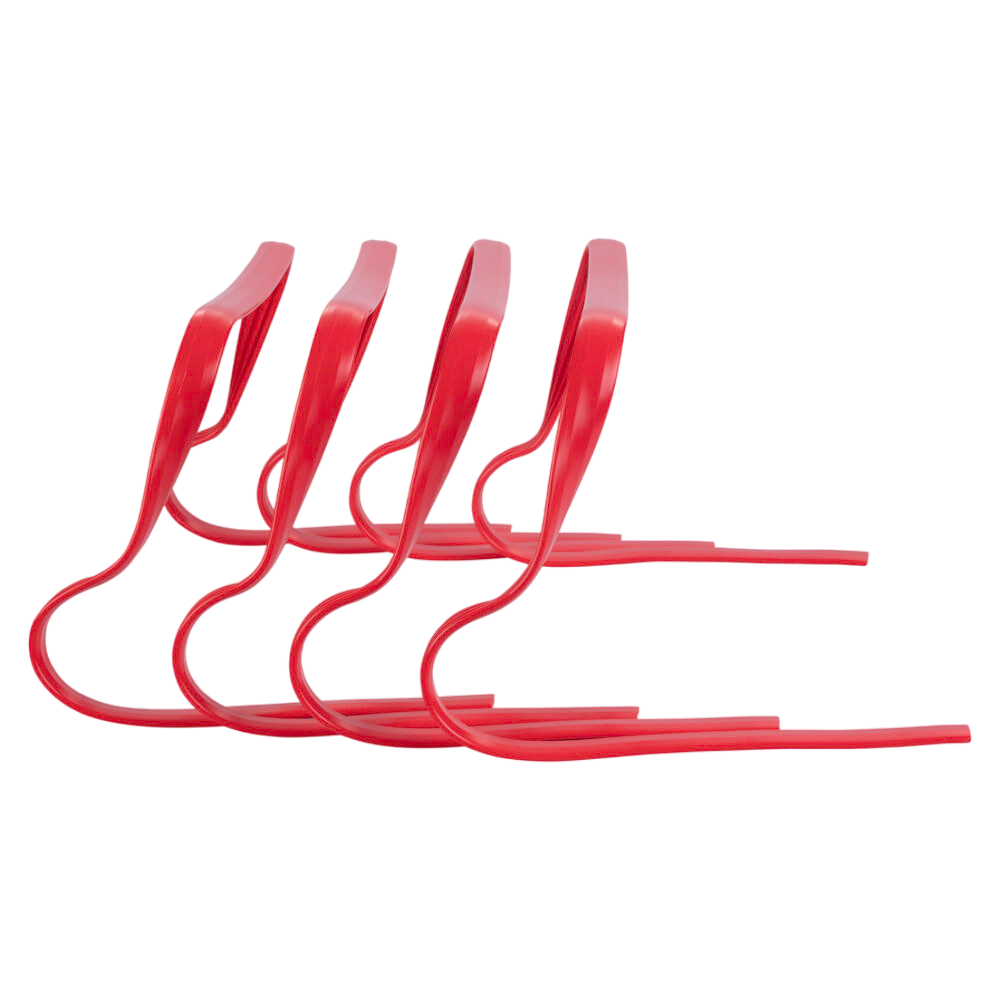 Pure 2Improve Set di 4 Ostacoli Flessibili da 14cm P2I361170 red