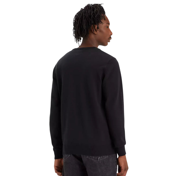 Levi's maglia girocollo da uomo Lightweight Housemark A72070001 nero