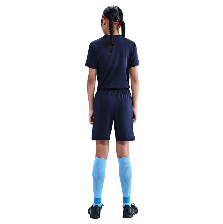 Pantaloncini Nike Erling Haaland Academy HV0213-498 Blu Junior - posteriore