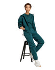 Pantalone sportivo Adidas donna JX0443 verde in misto cotone. Comfort e stile per sport e tempo libero. abbinato
